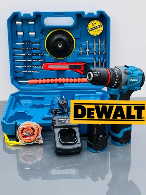 قوی ترین دریل شارژی 24 ولت سری جدید ماکیتا مدل پولیش دار