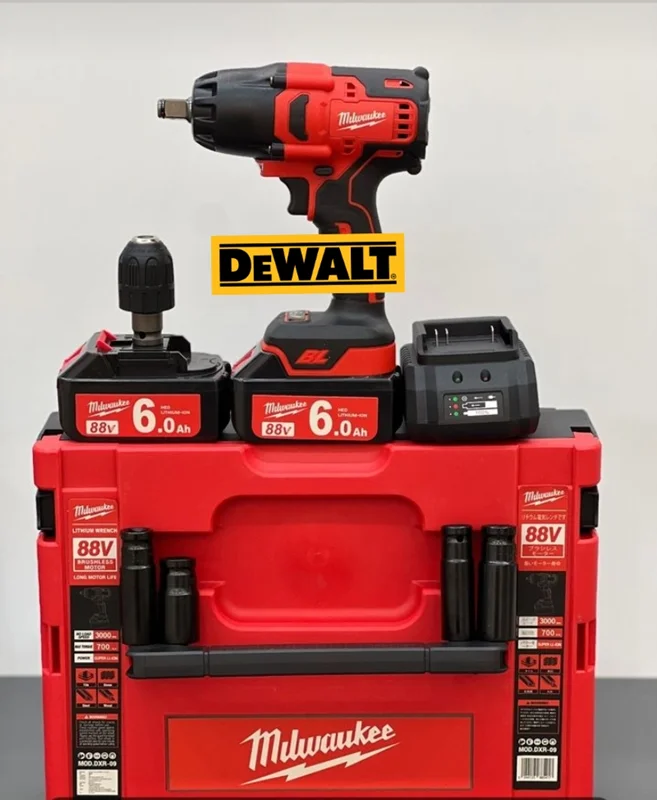 بکس شارژی 330 نیوتون 2 کاره میلواکی مدل 330N،88V, ویدئو تست پائین صفحه