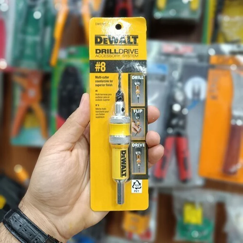 مته خزینه 2 لبه دیوالت مدل 8#، ویدئو تست پائین صفحه