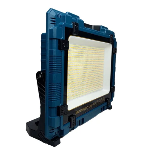 پروژکتور خورشیدی با 10 ساعت نوردهی و ظرفیت باتری 18650 میلی آمپر خورشیدی مدل 400W، ویدئو تست پائین صفحه