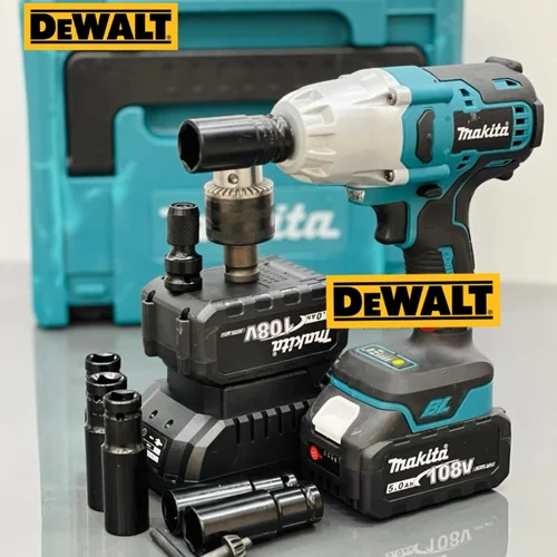 قوی ترین و صنعتی ترین بکس شارژی 3 کاره 980 نیوتون ماکیتا مدل 857M00_7 _ ویدئو تست پائین صفحه