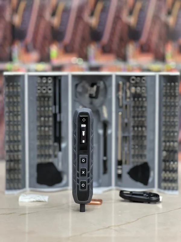 پیچبند شارژی مینیاتوری و ست 180 پارچه با کیفیت مدل 180P، ویدئو تست پائین صفحه