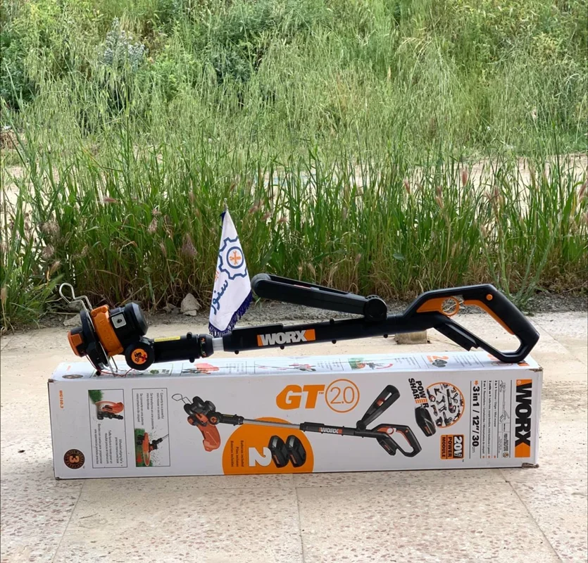 علف زن و چمن زن شارژی 20 ولت ورکس مدل WG160.3